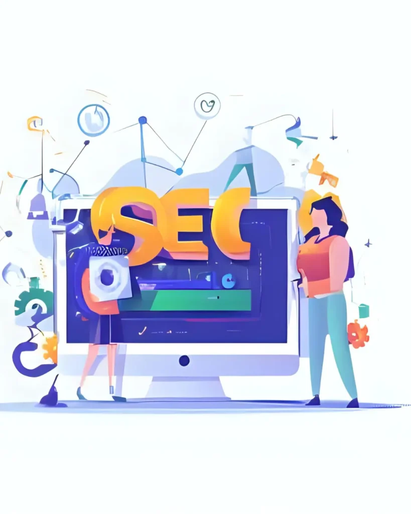 Illustration of SEO concepts and tools
